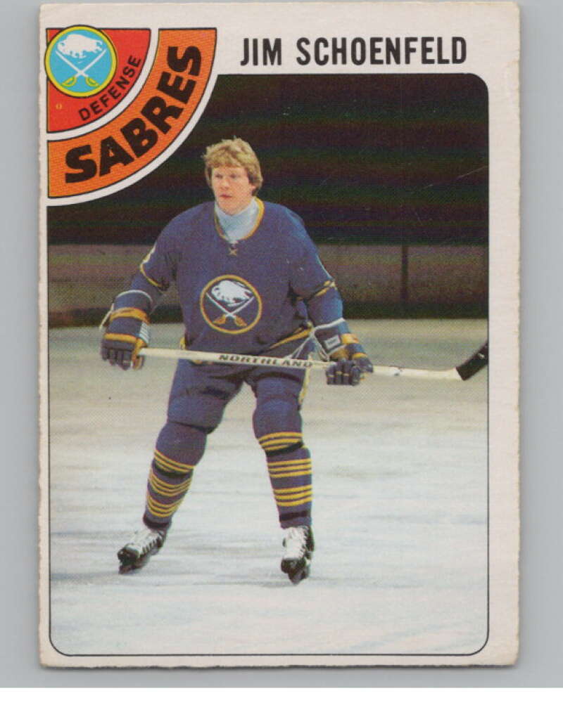 1978-79 O-Pee-Chee #178 Jim Schoenfeld  Hockey Buffalo Sabres  V104078 Image 1