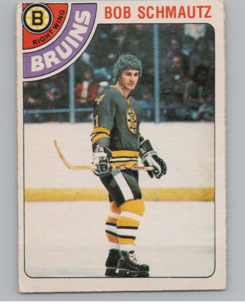 1978-79 O-Pee-Chee #248 Bobby Schmautz  Hockey Boston Bruins  V104094 Image 1