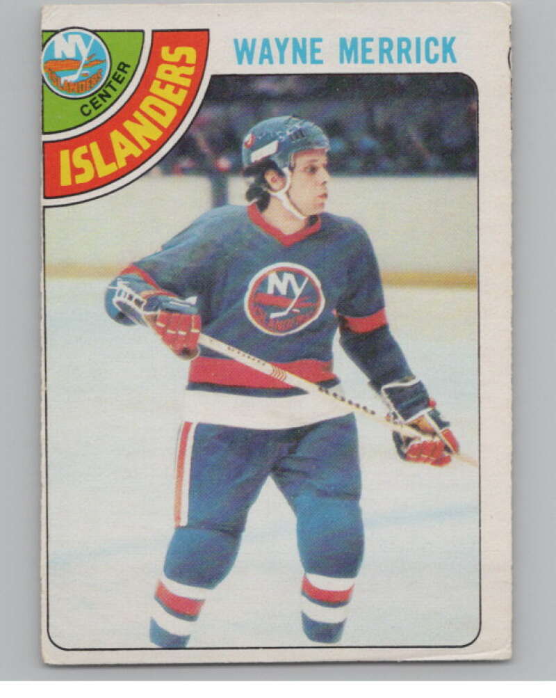 1978-79 O-Pee-Chee #258 Wayne Merrick  Hockey New York Islanders  V104098 Image 1