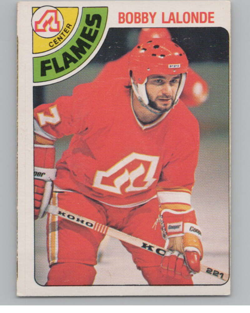 1978-79 O-Pee-Chee #285 Bobby Lalonde  Hockey Atlanta Flames  V104103 Image 1
