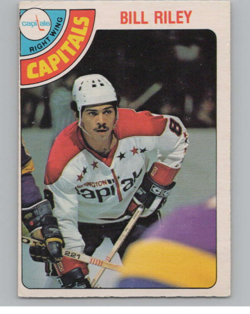 1978-79 O-Pee-Chee #292 Bill Riley  Hockey Washington Capitals  V104106 Image 1