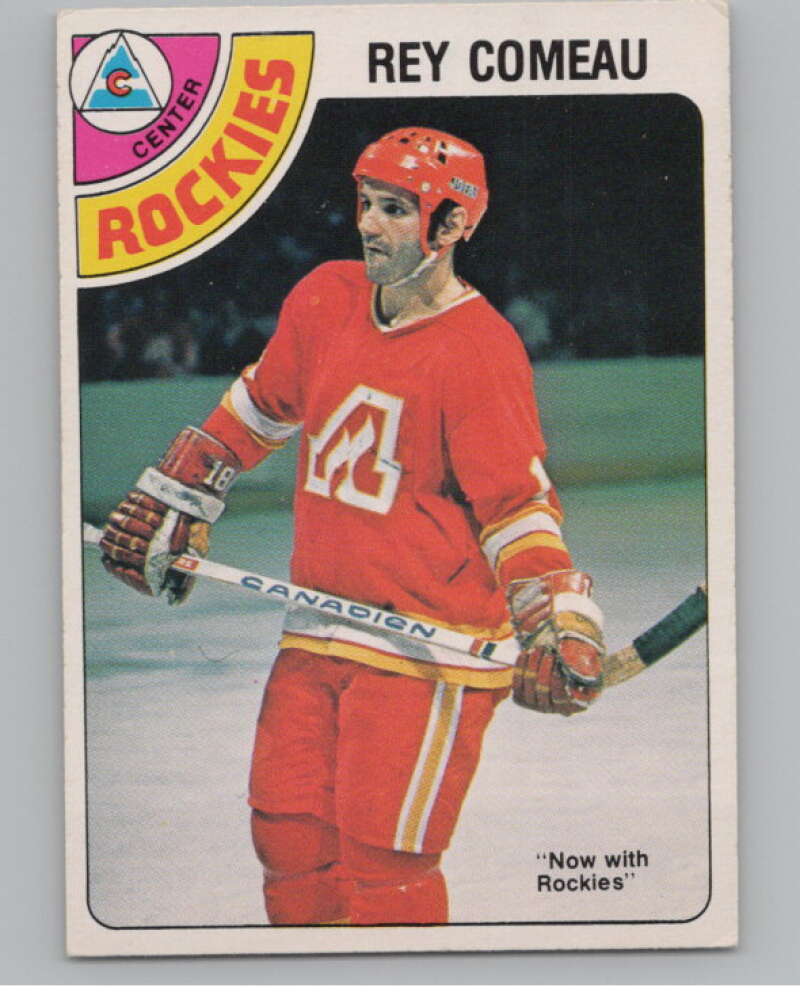1978-79 O-Pee-Chee #293 Rey Comeau  Hockey Colorado Rockies  V104107 Image 1