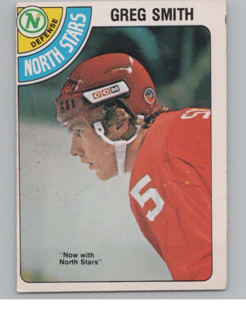 1978-79 O-Pee-Chee #303 Greg Smith  Hockey Minnesota North Stars  V104109 Image 1