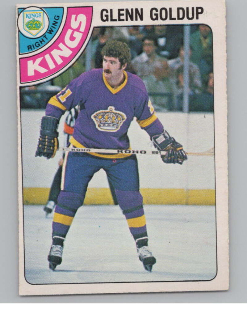 1978-79 O-Pee-Chee #337 Glenn Goldup  Hockey Los Angeles Kings  V104114 Image 1