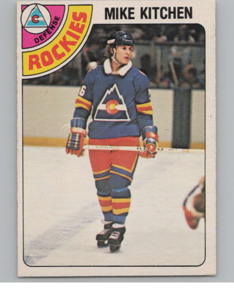 1978-79 O-Pee-Chee #338 Mike Kitchen  Hockey Colorado Rockies  V104115 Image 1