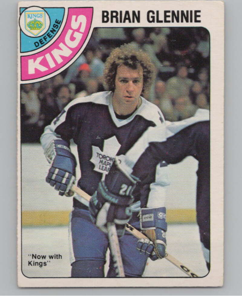 1978-79 O-Pee-Chee #345 Brian Glennie  Hockey Los Angeles Kings  V104117 Image 1