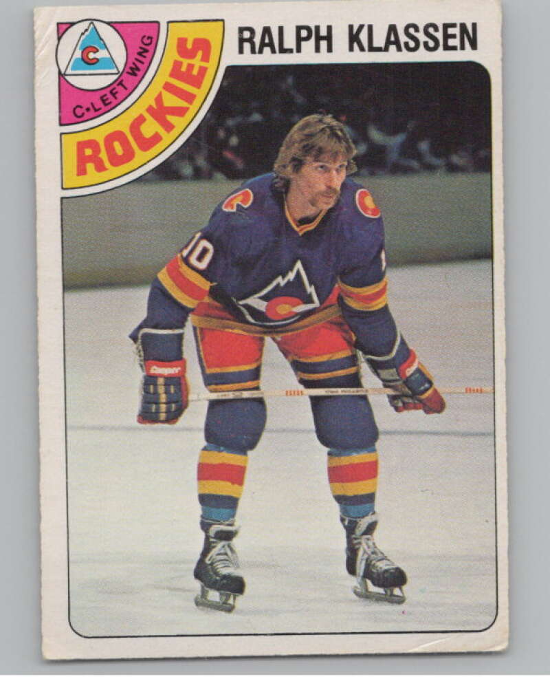1978-79 O-Pee-Chee #346 Ralph Klassen  Hockey Colorado Rockies  V104118 Image 1