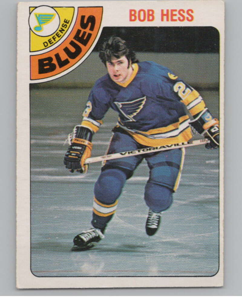 1978-79 O-Pee-Chee #358 Bob Hess  Hockey St. Louis Blues  V104123 Image 1