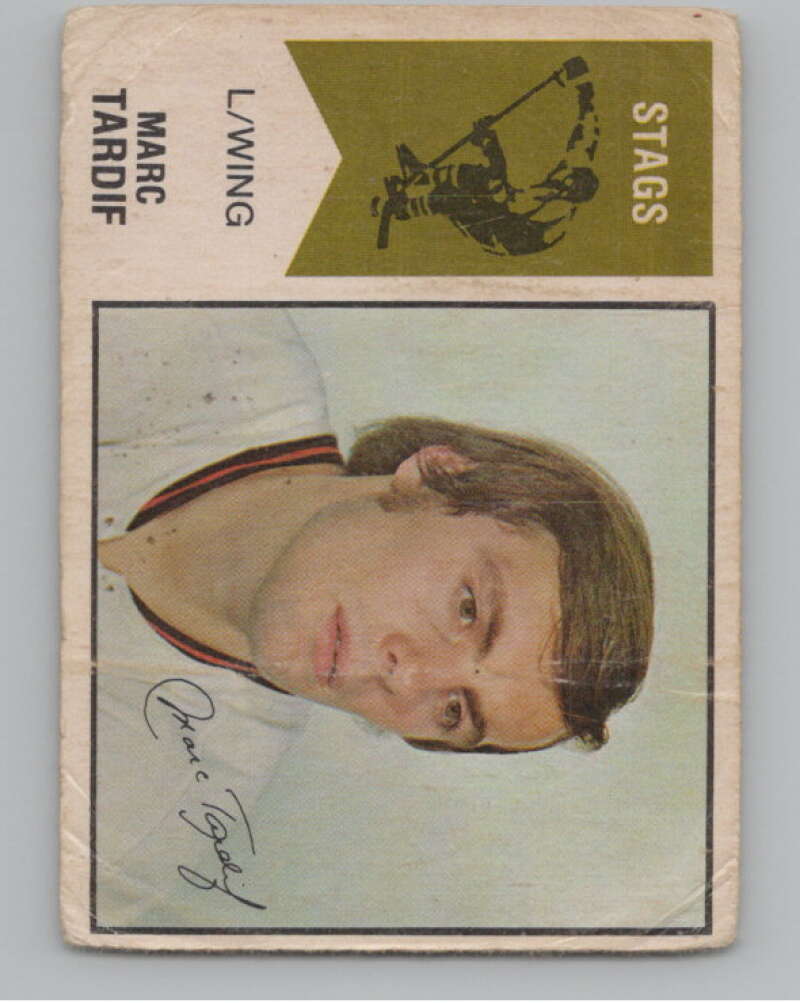 1974-75 O-Pee-Chee WHA #43 Marc Tardif  Michigan Stags  V104139 Image 1