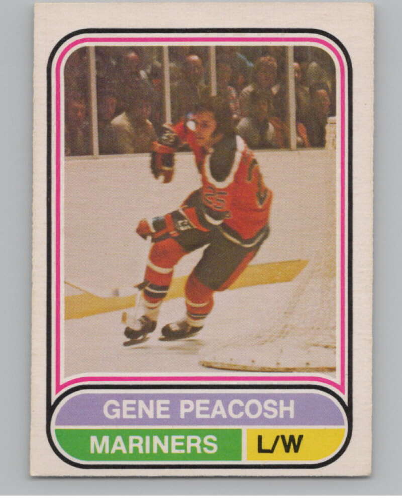 1975-76 O-Pee-Chee WHA #24 Gene Peacosh  San Diego Mariners  V104147 Image 1