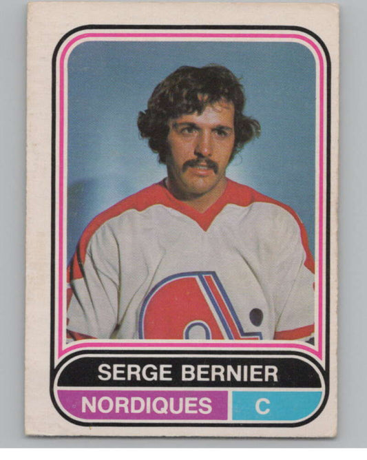 1975-76 O-Pee-Chee WHA #60 Serge Bernier  Quebec Nordiques  V104151 Image 1