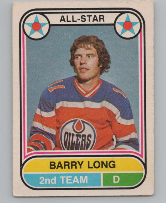1975-76 O-Pee-Chee WHA #69 Barry Long AS  Edmonton Oilers  V104152 Image 1