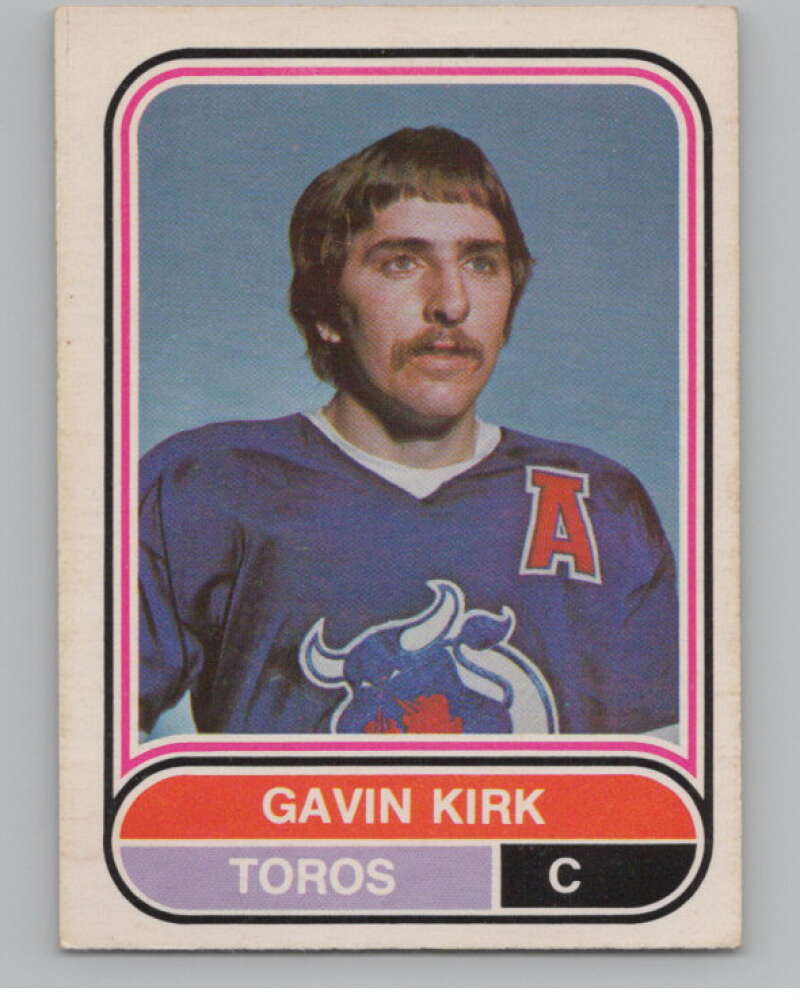 1975-76 O-Pee-Chee WHA #103 Gavin Kirk  RC Rookie Toronto Toros  V104155 Image 1