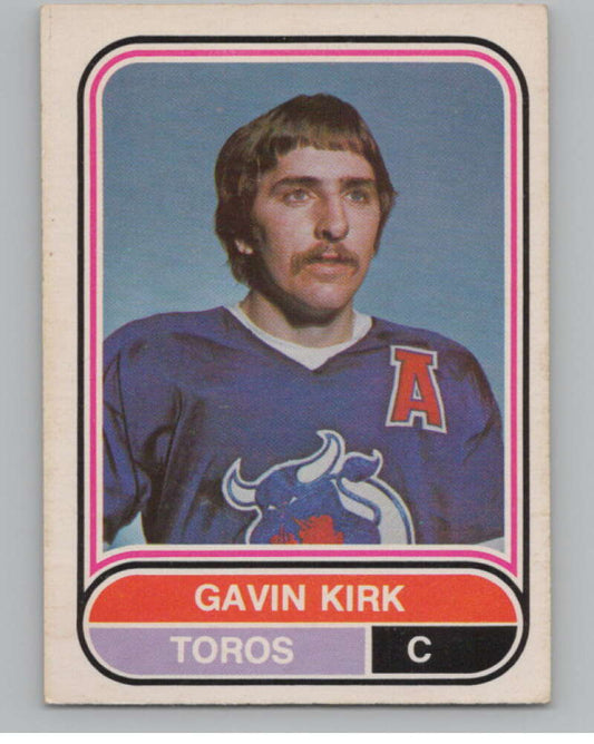 1975-76 O-Pee-Chee WHA #103 Gavin Kirk  RC Rookie Toronto Toros  V104155 Image 1