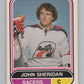 1975-76 O-Pee-Chee WHA #107 John Sheridan  RC Rookie Racers  V104156 Image 1