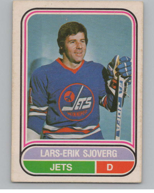 1975-76 O-Pee-Chee WHA #109 Lars-Erik Sjoberg  Winnipeg Jets  V104157 Image 1