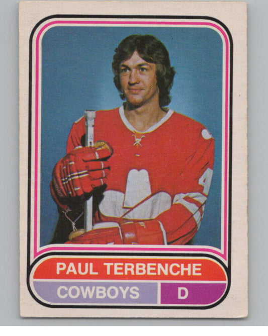 1975-76 O-Pee-Chee WHA #112 Paul Terbenche  Calgary Cowboys  V104158 Image 1