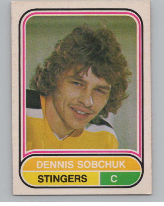 1975-76 O-Pee-Chee WHA #115 Dennis Sobchuk  Cincinnati Stingers  V104159 Image 1
