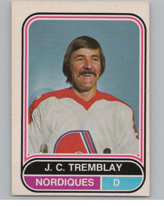 1975-76 O-Pee-Chee WHA #130 J.C. Tremblay  Quebec Nordiques  V104161 Image 1