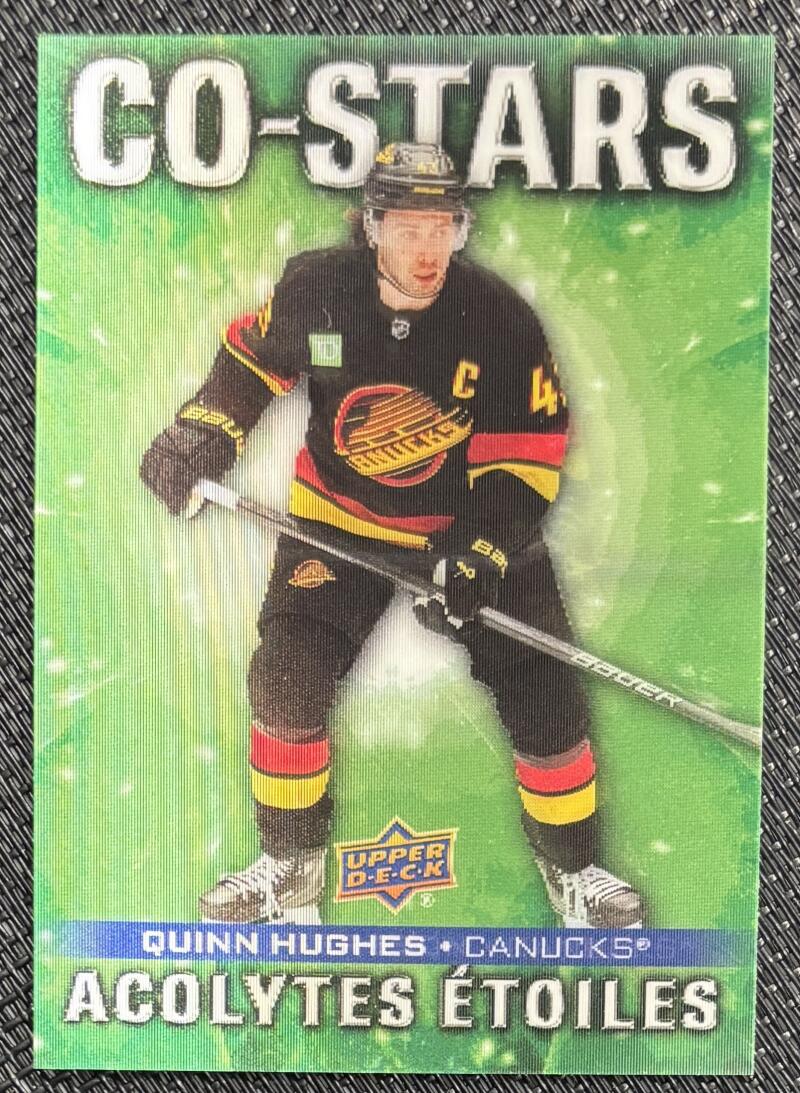 2025-26 Upper Deck Tim Hortons Co-Stars #CO7 Pettersson/Hughes V104168 Image 1