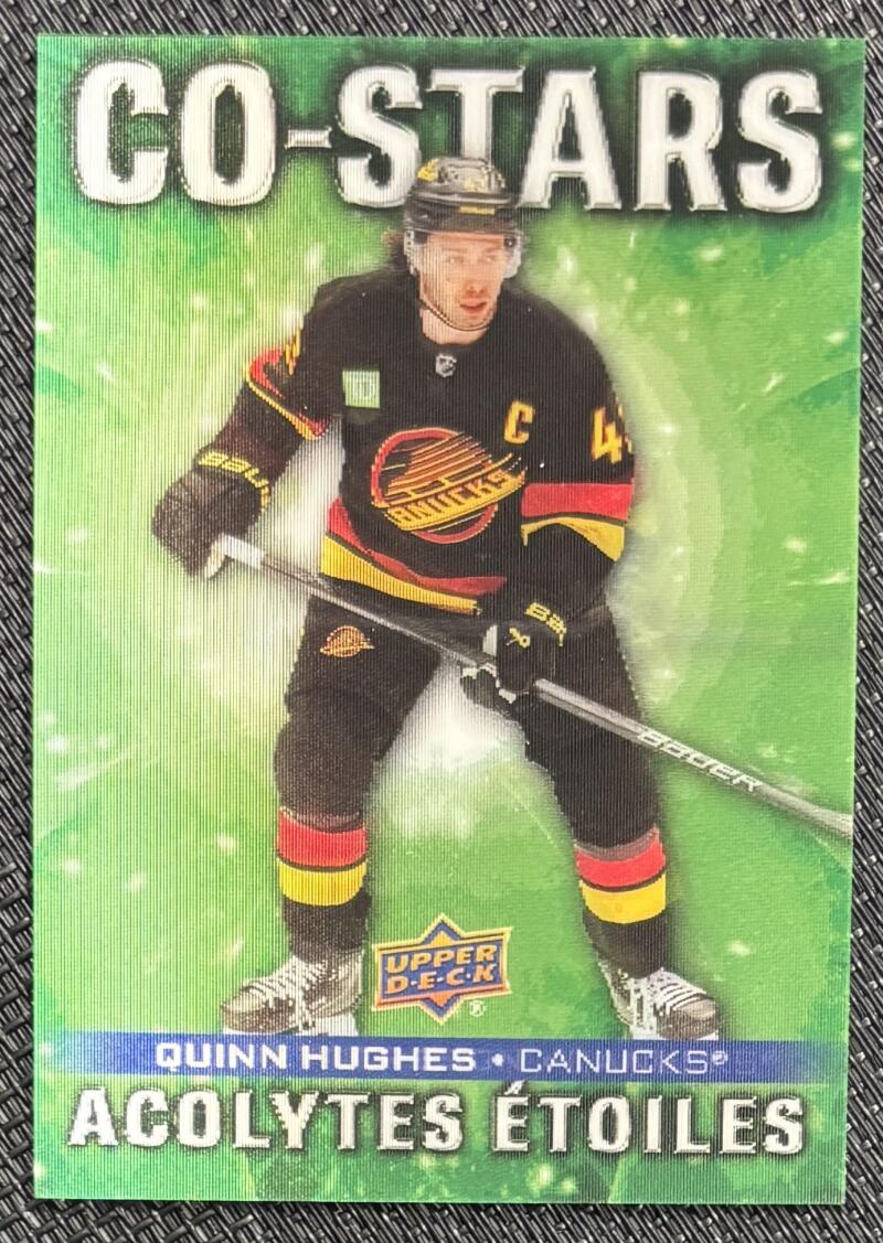 2025-26 Upper Deck Tim Hortons Co-Stars #CO7 Pettersson/Hughes V104169 Image 1