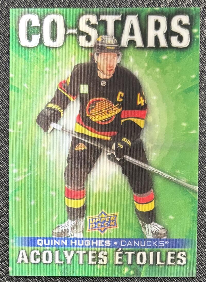 2025-26 Upper Deck Tim Hortons Co-Stars #CO7 Pettersson/Hughes V104170 Image 1