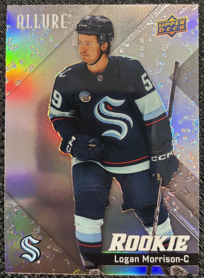 2024-25 Upper Deck Allure Glitter Bomb #123 Logan Morrison Rookie RC V104189 Image 1