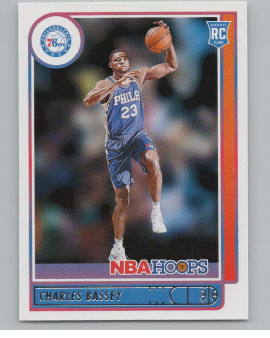 2021-22 Panini Hoops #217 Charles Bassey  RC Rookie Philadelphia 76ers  V104206 Image 1