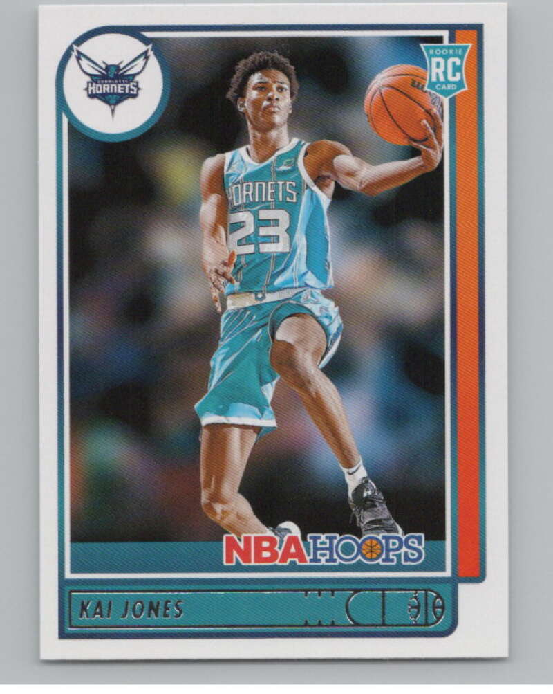 2021-22 Panini Hoops #230 Kai Jones  RC Rookie Charlotte Hornets  V104209 Image 1