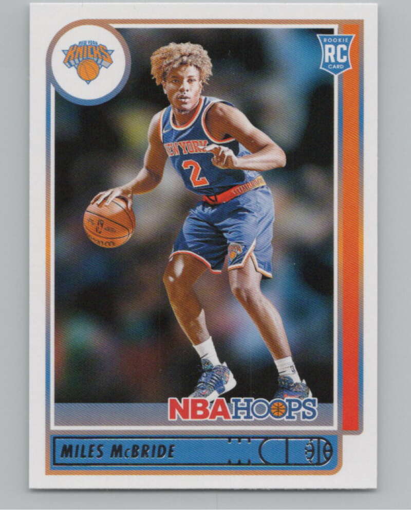 2021-22 Panini Hoops #232 Miles McBride  RC Rookie New York Knicks  V104211 Image 1