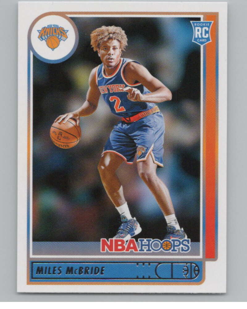 2021-22 Panini Hoops #232 Miles McBride  RC Rookie New York Knicks  V104212 Image 1