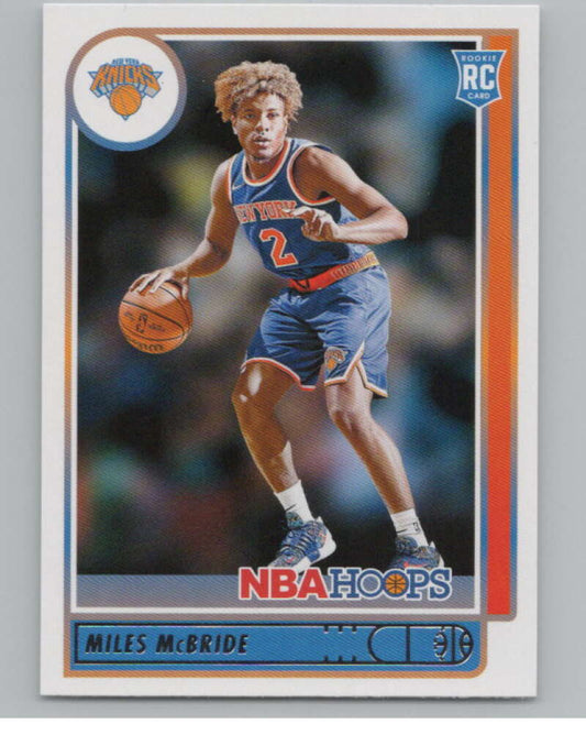2021-22 Panini Hoops #232 Miles McBride  RC Rookie New York Knicks  V104212 Image 1
