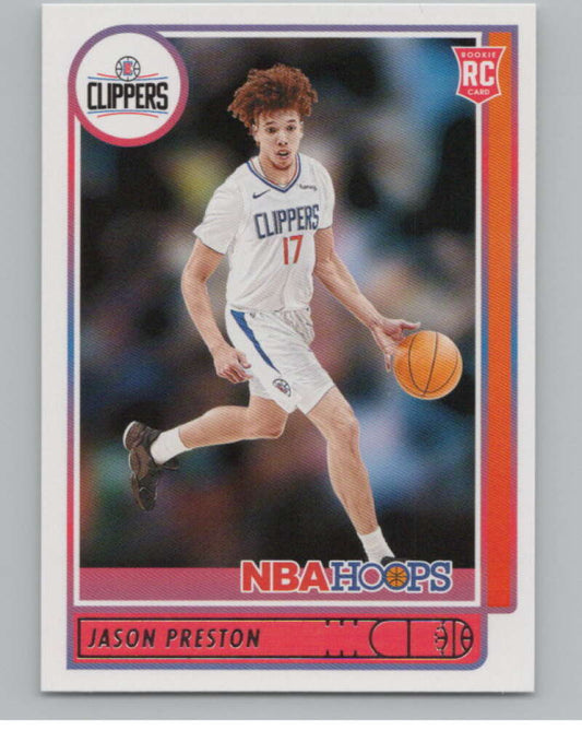 2021-22 Panini Hoops #242 Jason Preston  RC Rookie Los Angeles Clippers  V104215 Image 1
