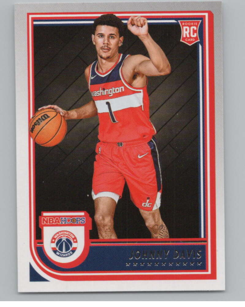 2022-23 Panini NBA Hoops #240 Johnny Davis  RC Rookie Wizards  V104221 Image 1