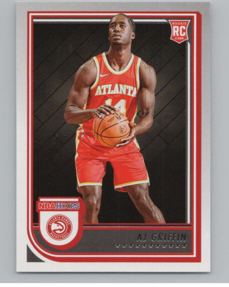 2022-23 Panini NBA Hoops #246 AJ Griffin  RC Rookie Atlanta Hawks  V104223 Image 1