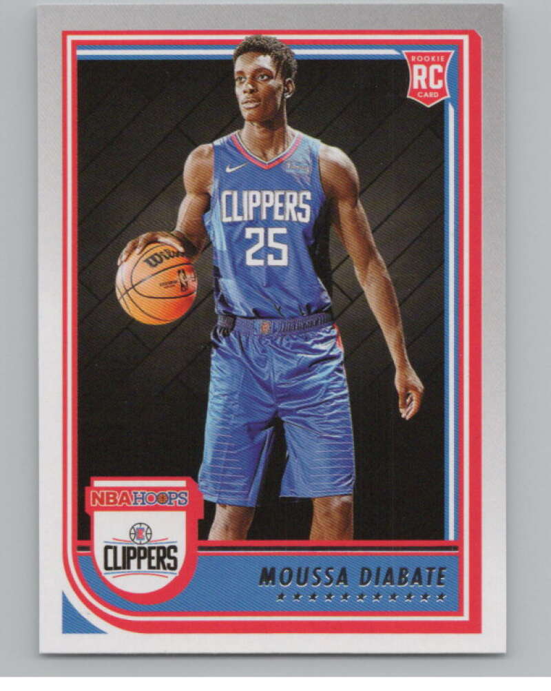 2022-23 Panini NBA Hoops #265 Moussa Diabate RC Rookie LA Clippers  V104227 Image 1