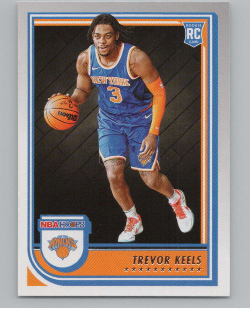 2022-23 Panini NBA Hoops #267 Trevor Keels  RC Rookie New York Knicks  V104229 Image 1