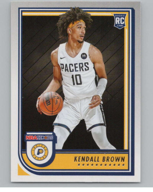 2022-23 Panini NBA Hoops #279 Kendall Brown  RC Rookie Indiana Pacers  V104233 Image 1