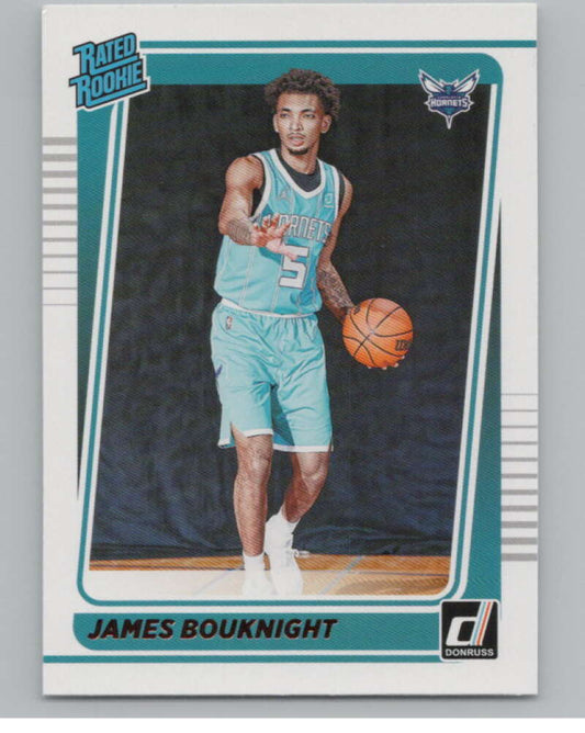 2021-22 Donruss #201 James Bouknight Rated Rookies RC Rookie Hornets  V104236 Image 1