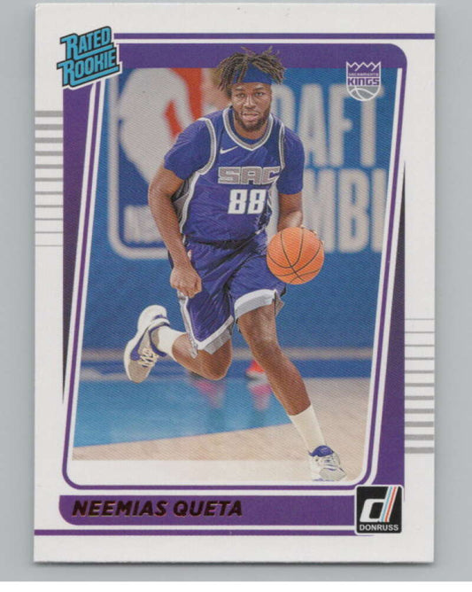 2021-22 Donruss #206 Neemias Queta Rated Rookies RC Rookie Kings  V104237 Image 1