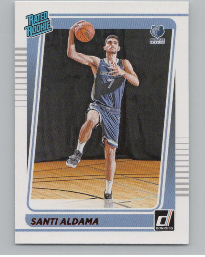 2021-22 Donruss #226 Santi Aldama Rated Rookies RC Rookie Grizzlies  V104239 Image 1