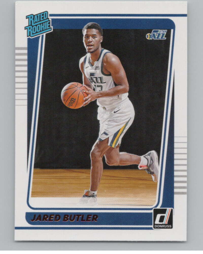 2021-22 Donruss #249 Jared Butler Rated Rookies  RC Rookie Utah Jazz  V104241 Image 1