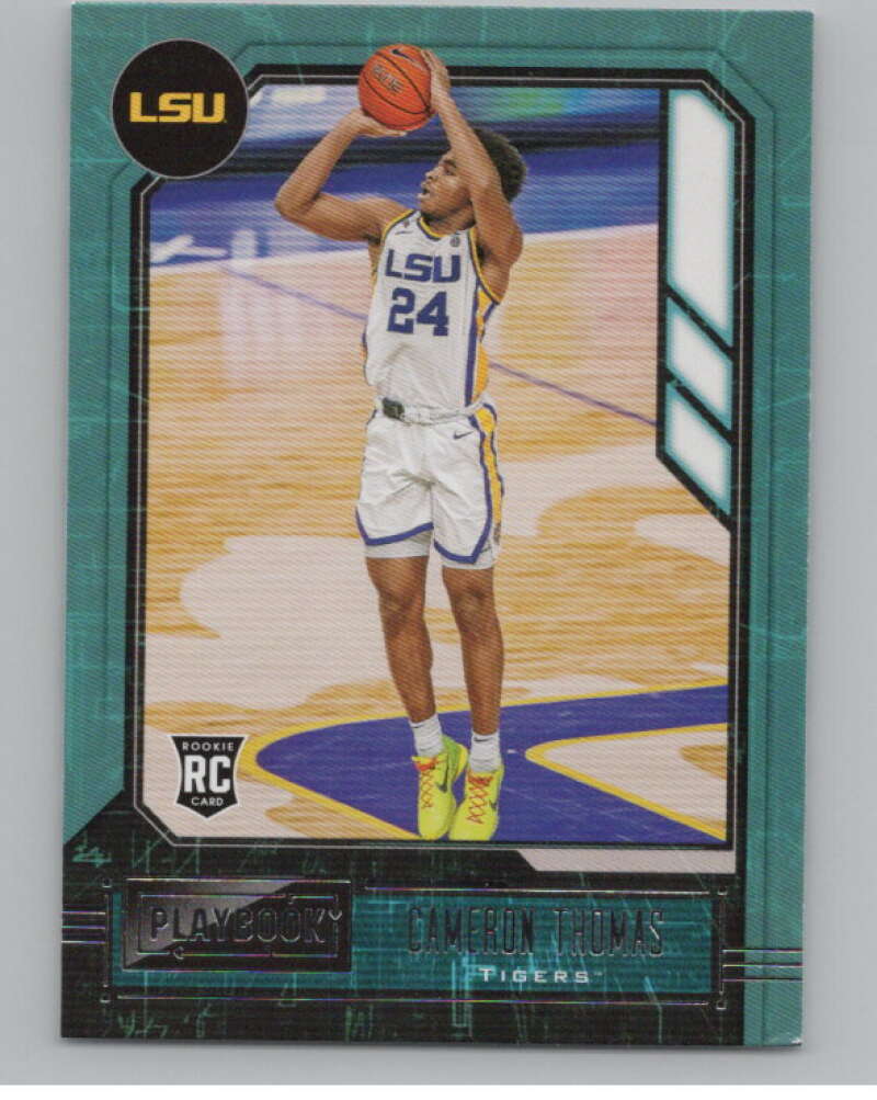 2021-22 Panini Chronicles Draft Picks Playbook #332 Cameron Thomas LSU  V104251 Image 1