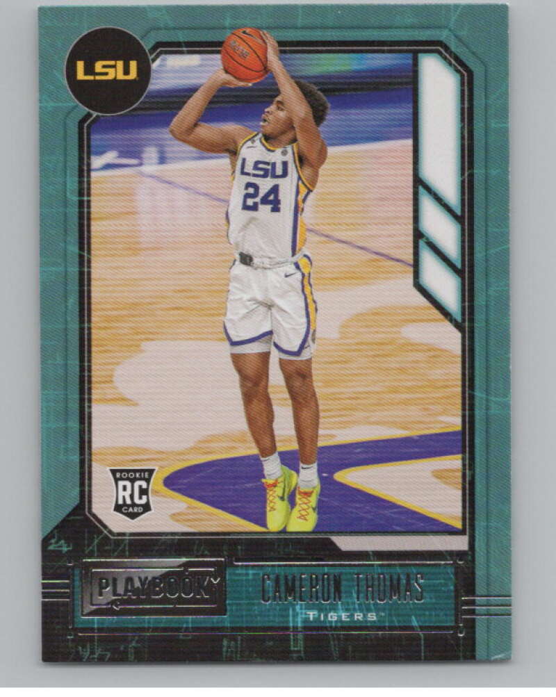 2021-22 Panini Chronicles Draft Picks Playbook #332 Cameron Thomas LSU  V104252 Image 1