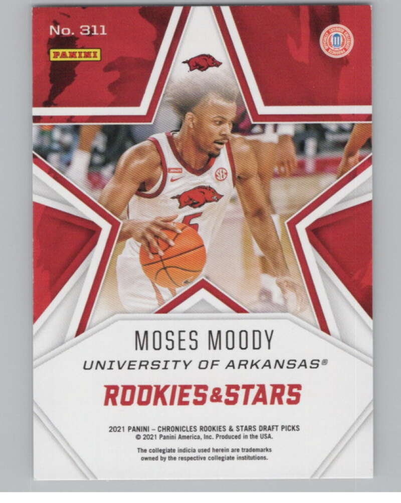 2021-22 Panini Chronicles Draft Picks Rookies and Stars #311 Moses Moody  V104261 Image 2