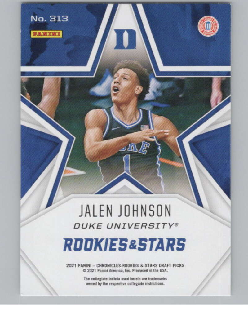 2021-22 Panini Chronicles Draft Rookies and Stars #313 Jalen Johnson  V104262 Image 2
