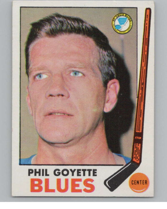 1969-70 Topps #21 Phil Goyette Hockey St. Louis Blues  V104340 Image 1