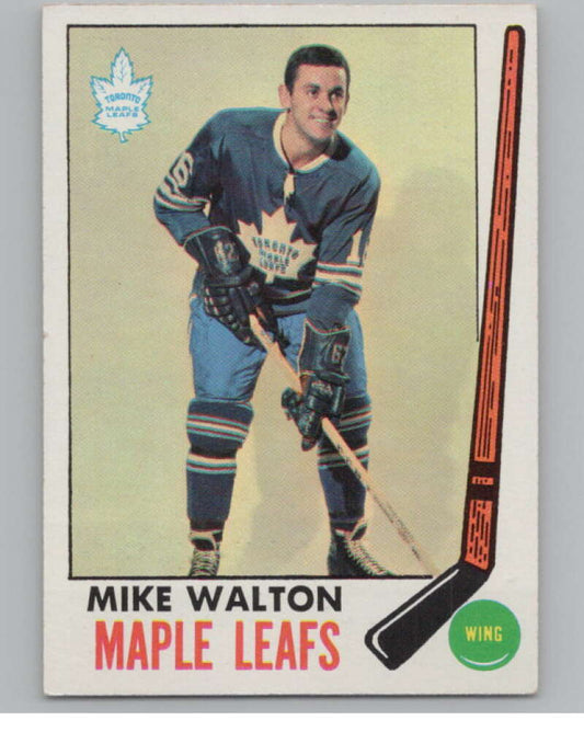 1969-70 Topps #50 Mike Walton Hockey Toronto Maple Leafs  V104347 Image 1