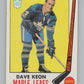 1969-70 Topps #51 Dave Keon Hockey Toronto Maple Leafs  V104348 Image 1