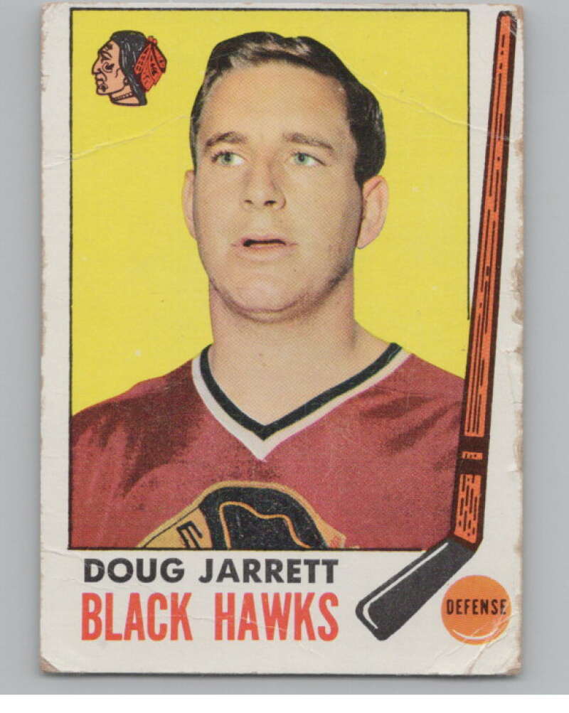 1969-70 Topps #67 Doug Jarrett Hockey Chicago Blackhawks  V104351 Image 1